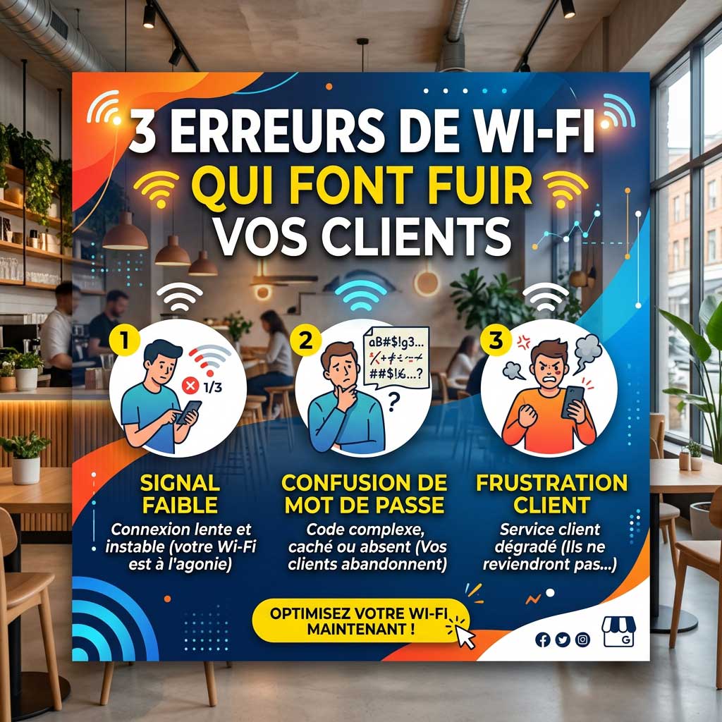 3 erreurs de Wi-Fi